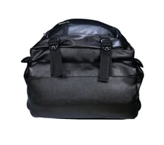 Da Tasche Black Leatherite Laptop Backpack