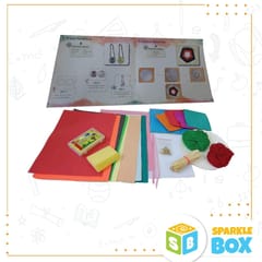 Sparklebox 6 In 1 DIY Art and Craft Fun Learning Educational Kit & Book for Kids (Grade 5) | Volume 1 | Age 10 Years and Above|Perfect Art and Craft Learning Activities | Drawing, Paining, Music and Theatre |Includes Paper Crafts, Child-Safe Scissor and Glue | Gift for Boys & Girls