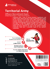 Territorial Army Officers Book 2023 - Paper I and II (English Edition) - 14 Mock Tests and 6 Previous Year Papers (2000 Solved Questions) with Free Access to Online Tests